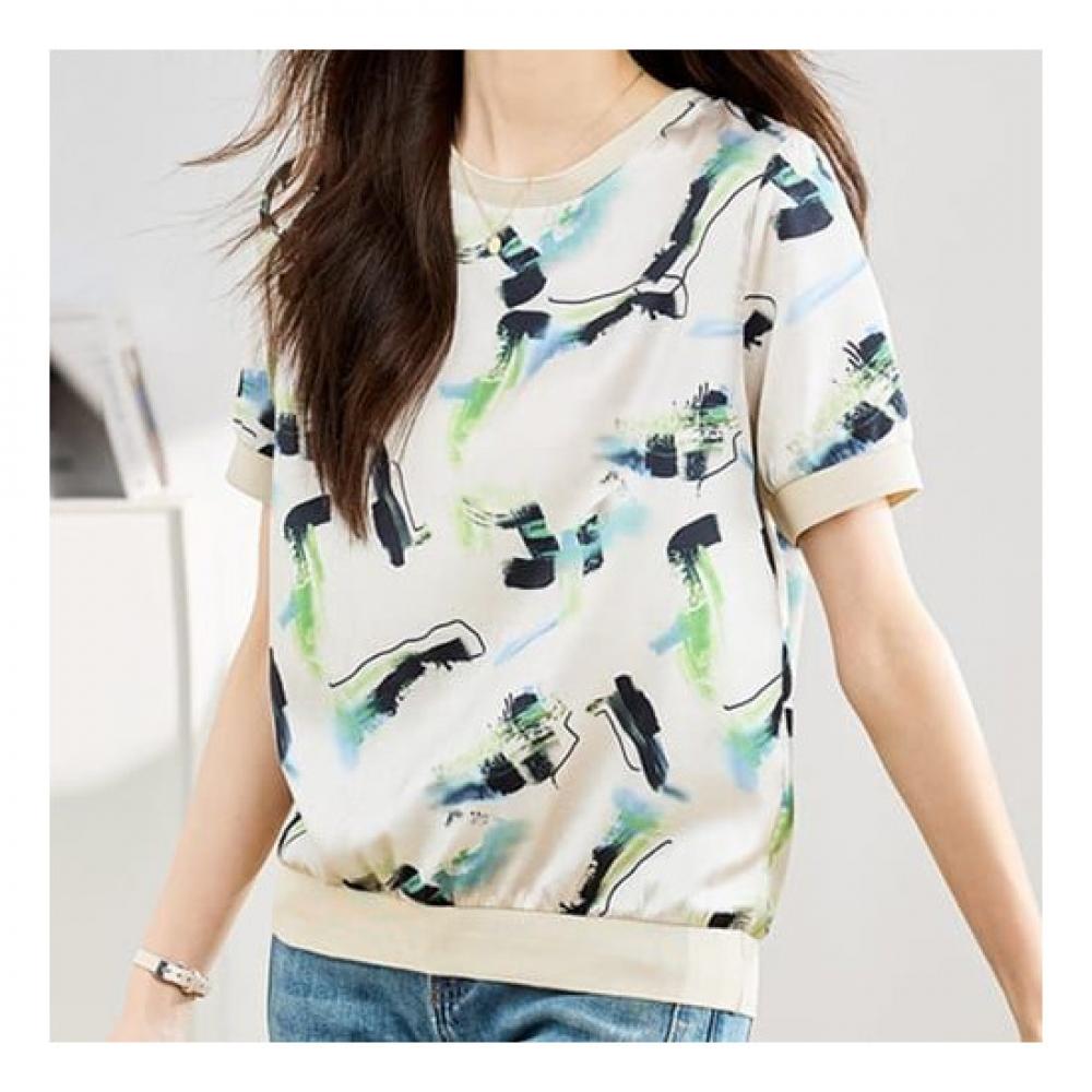 Navava NT1700 Silk ShorT Sleeve T shirT