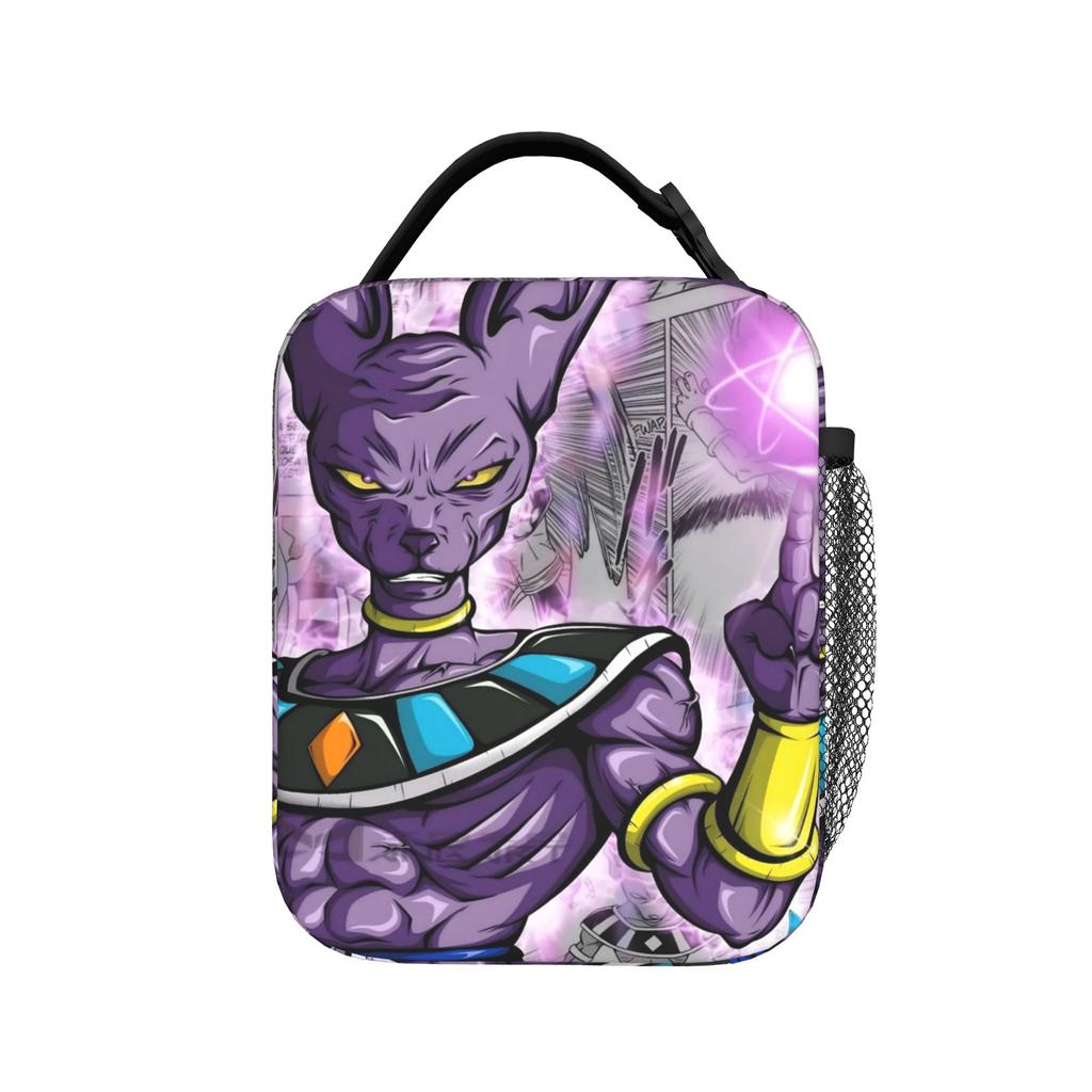 DBZ Anime Insulated Lunch Bags High Capacity Lunch Container Thermal Bag Tote Lunch Box Work Picnic Girl Boy