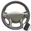 Hand-stitched Black Microfiber Leather 2011-2016 Avante i30 2012-2016 Steering Wheel Cover For Hyundai Elantra Car Accessories