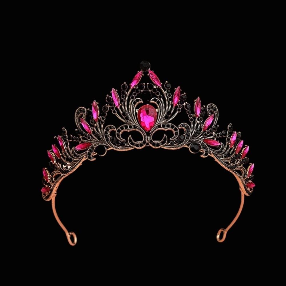 Sparkling Baroque Bridal Crown Alloy Headwear Vintage Prom Tiaras Wedding