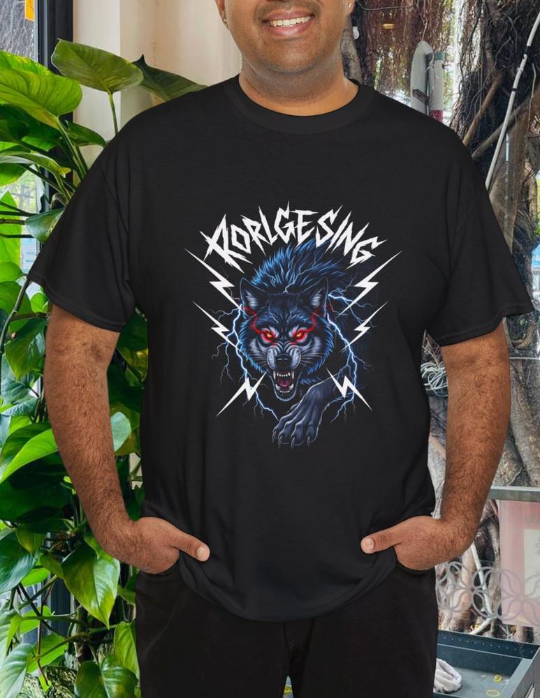 

Fierce Wolf Graphic Tee Unisex Heavy Cotton T-Shirt S