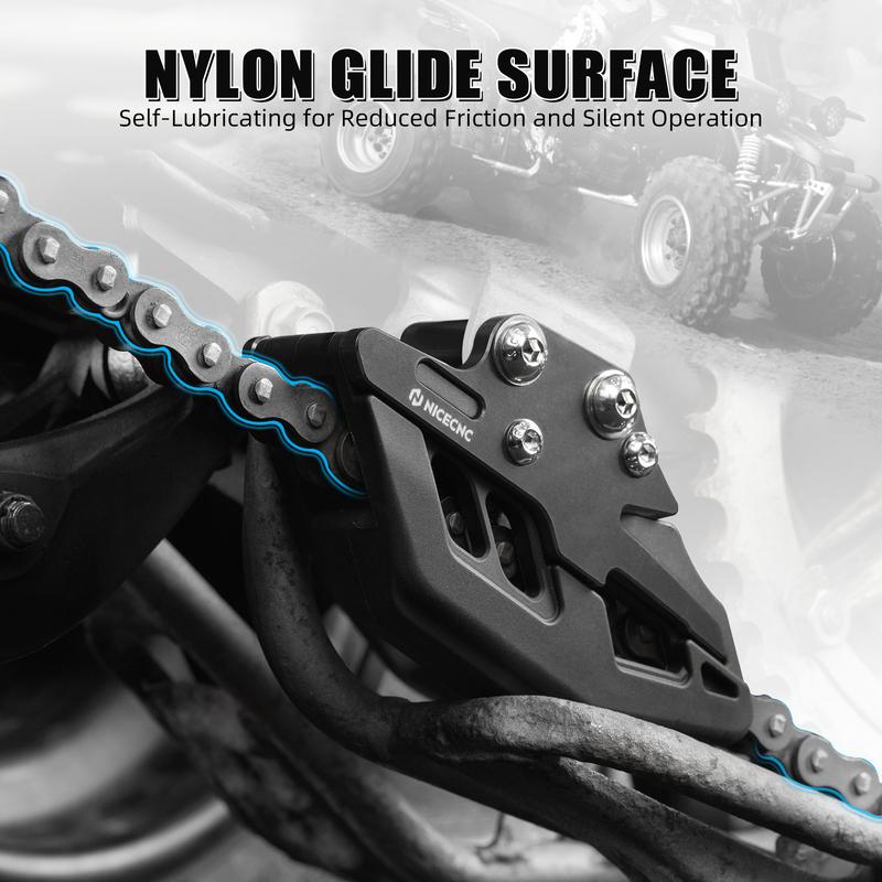 For Banshee 350 Chain Guide Slider For Yamaha Banshee 350 1987-2006 Cover Swingarm Protective ATV Accessories 5X4-22199-00-00