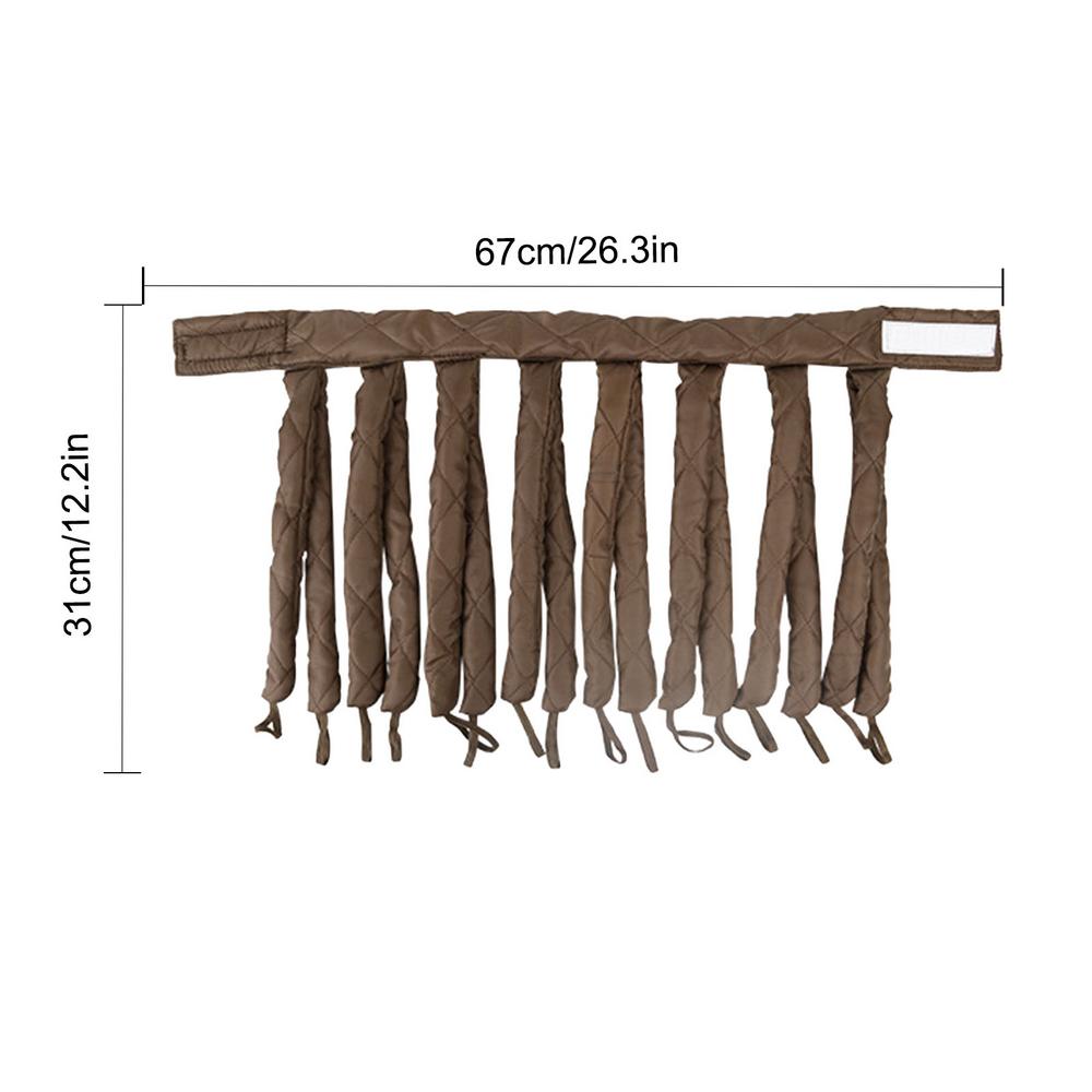 

Octopus Heatless Hair Curler No Heat Бигуди для волос БЕЗ повреждения волос Мягкая повязка на голову Спинные стержни для химической завивки волос Инструменты для укладки волос коричневый