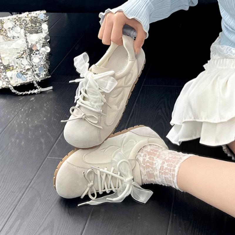 Ugly Cute Ballet Puff Board Shoes Women's Moral Training Spring and Summer New Chic Niche Versatile Student Sports