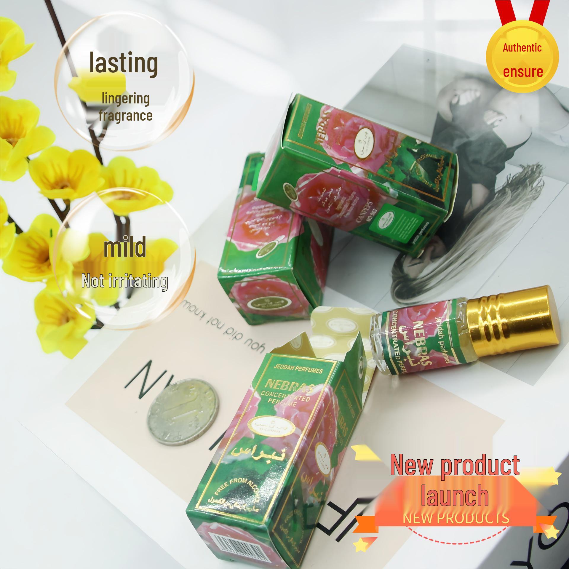 

Эфирное масло духов «Роза» – 3 мл Портативный, без спирта, Стойкий аромат для женщин 3ml ярко-розовый