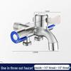 Miflame Stainless Steel Triple Outlet Faucet