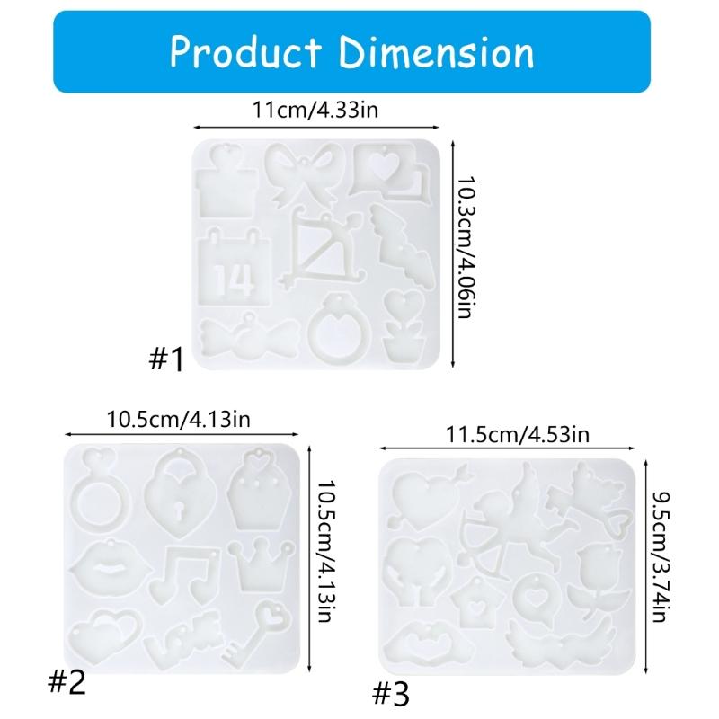 Candy Drop Earring Making Molds Silicone Pendant Molds Present Series Creative Jewelry Craft Molds Silicone Texture