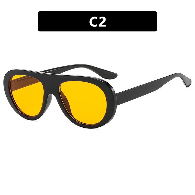 Kedun Trendy Toad Sunglasses – 2025 Internet Celebrity Style, Chic Sun Protection