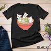 Kawaii Anime Cat Japanese Ramen Noodles - Kitten Vintage T-Shirt Unisex T-shirt 1