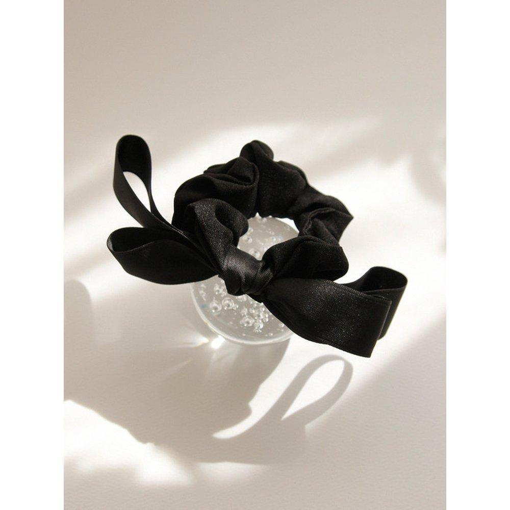 

Бархатные большие резинки для волос с лентой H01081