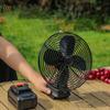 Portable Fan Cordless Lithium Battery Electric Fan Rechargeable Outdoor Desktop Cooling Fan For Philippine 5/10 Cell Batteries
