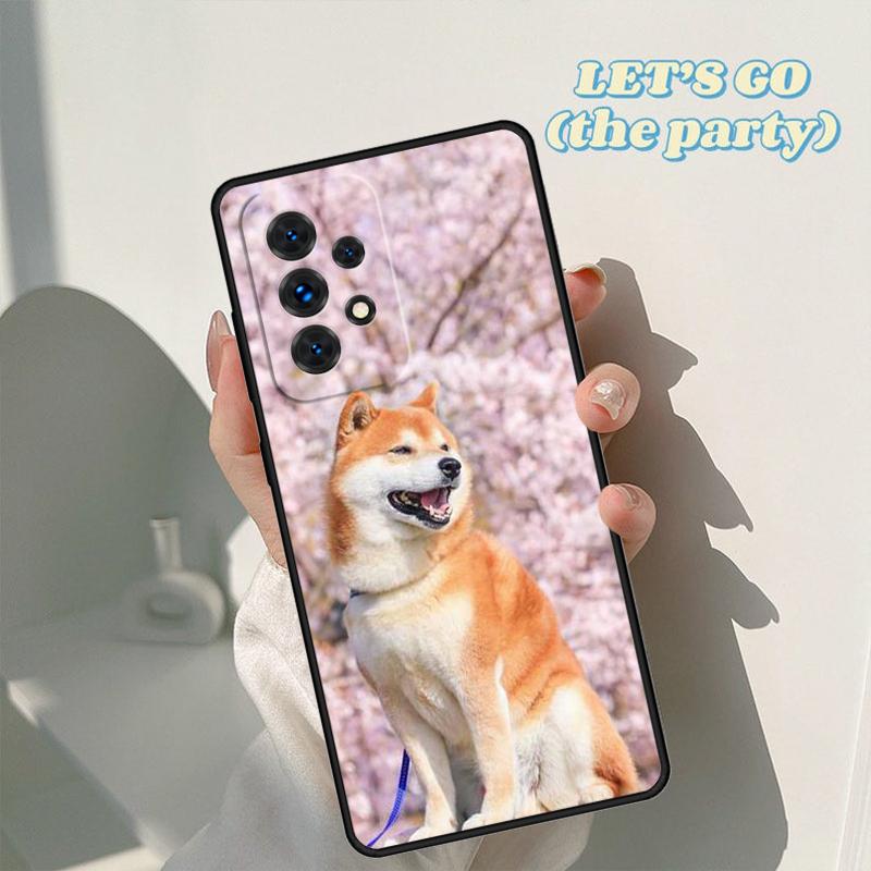 Funny cute dog Akita phone case For Samsung Galaxy A42 A31 A40 A51 A71 A32 A80 A91 A52 A72 A73 A20e A21S A50 A70 A11 A12 Cover
