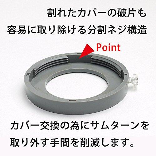 Emergency Cover MM Cover for Emergency Exit Thumb Turn (for Cylinder) with Base, 1 Piece