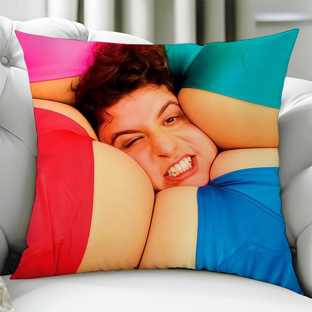 T-Toiletpaper I-Interesting Cushion Cover Birthday Anniversary Gifts Double Sided Printed Zipper Cushion Cover Soft Skin Bedding
