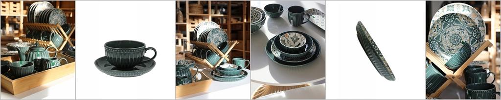 DEEP SOUP PLATE CEREAL BOWL 18 Cm MOSAIQUE OLIVE LINE