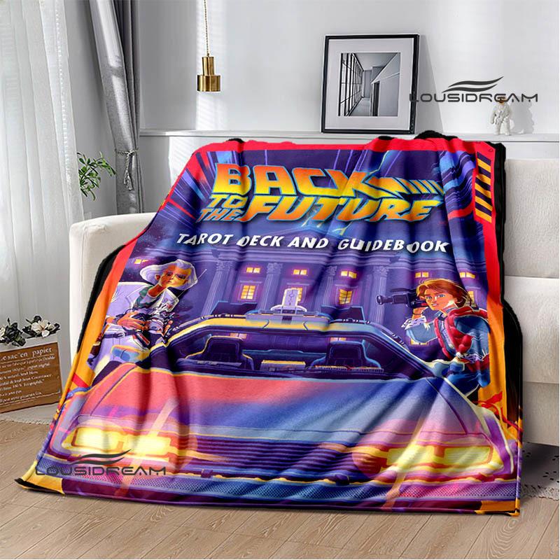 Movie Back To The Future blankets picnic blanket Warm Flannel blankets Soft and comfortable blanket bed linings Birthday Gift