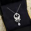 Garden butterfly necklace does not fade, female high-end sense, phantom butterfly fringed necklace design sense