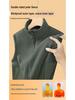Men's Thickened Fleece Vest, Stand Collar, Double-Sided, Sleeveless Winter Warm Gilet