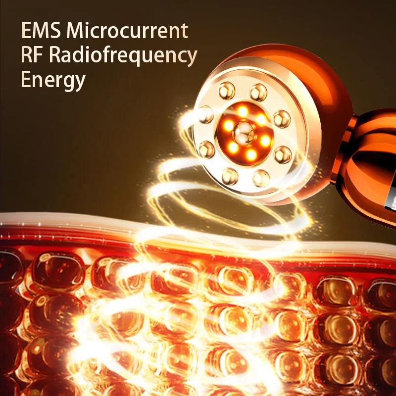 HF Hochfrequenz Gesichts Schönheitsgerät LED Photonen Schönheit Hautpflege Gesichtsmassagegerät Hautstraffung Straffung Anti-Falten