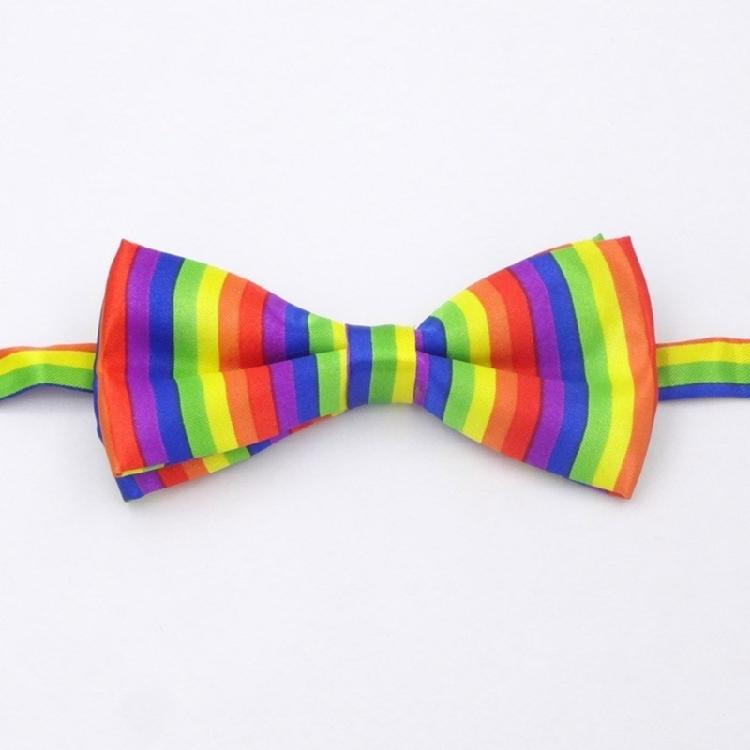 Boy Rainbow Suspenders and Bowtie Set Perfect for Any Formal Occasion