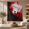 Decorative Tapestry,Stade Rennais FC Printed Wall Art, Lightweight Wall Hanging For Bedroom Background