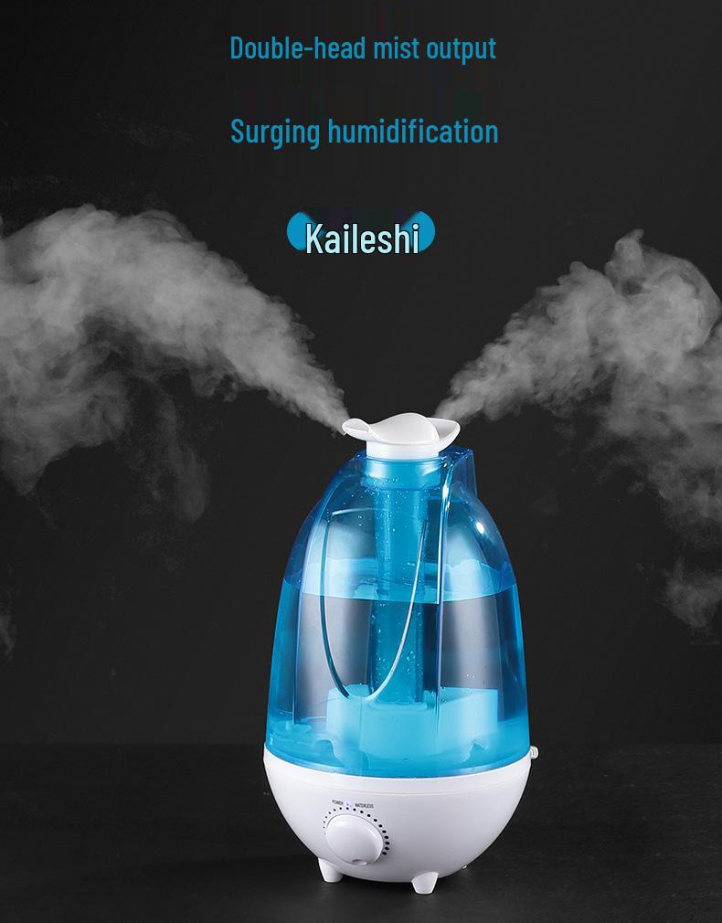 Silent Ultrasonic Pet Air Humidifier for Bedrooms & Offices синий/белый