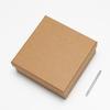 Individually Packaged Box, Kraft Paper Solid Color Belt Box, Gift Box, Exquisite.