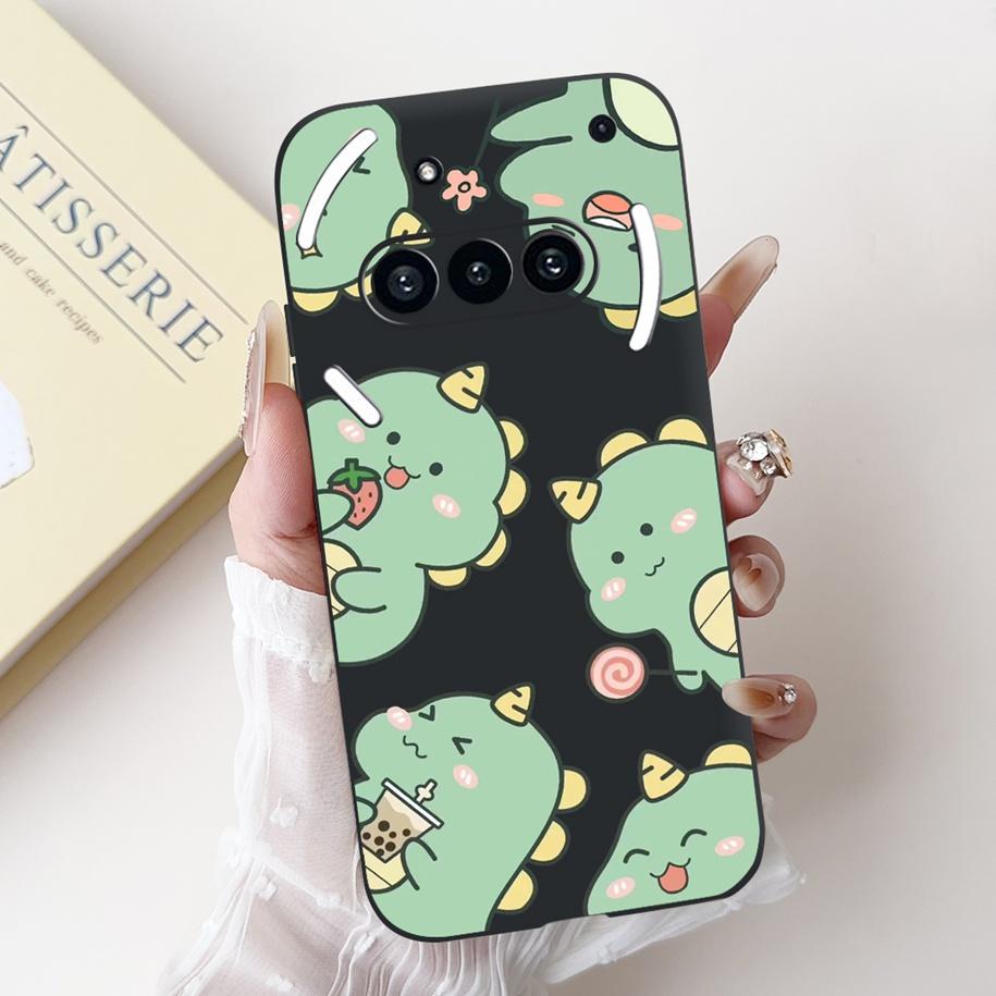 Para Funda Nothing Phone 3A A059 Lindo Dibujo Animado Panda Astronauta Silicona Suave Negro Mate Cubierta Para Nothing Phone3a Pro A059P Fundas