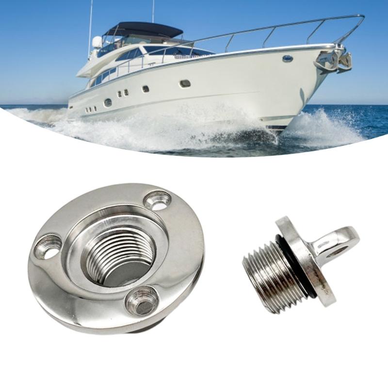 316 Metal Drain Closure Corrosion Resistant Watertight Seal Designs Drain Closure Easy to Use For Marine Fishing Craft