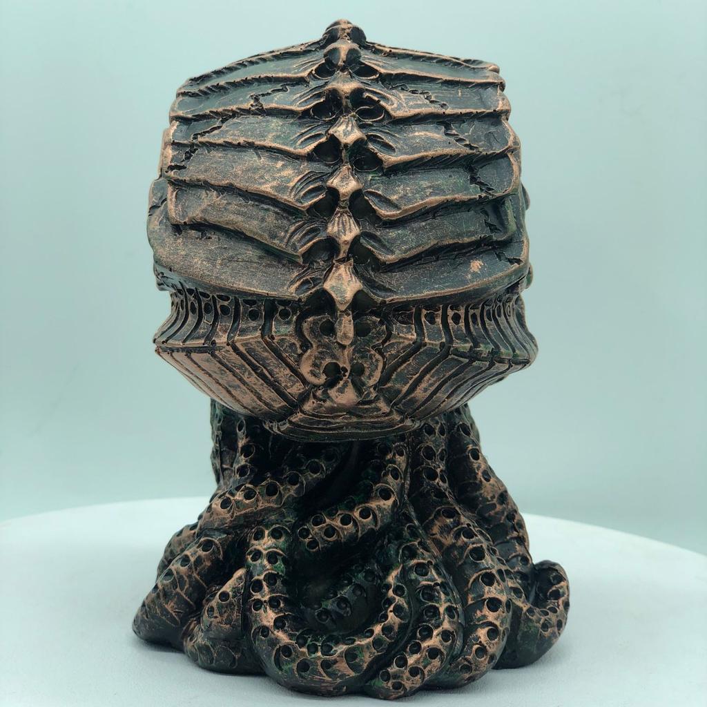 Harts Cthulhu Mytisk Staty Bläckfisk Hantverk Figurin Heminredning Dödskalle Ornament - Unikt Heminredningstillbehör