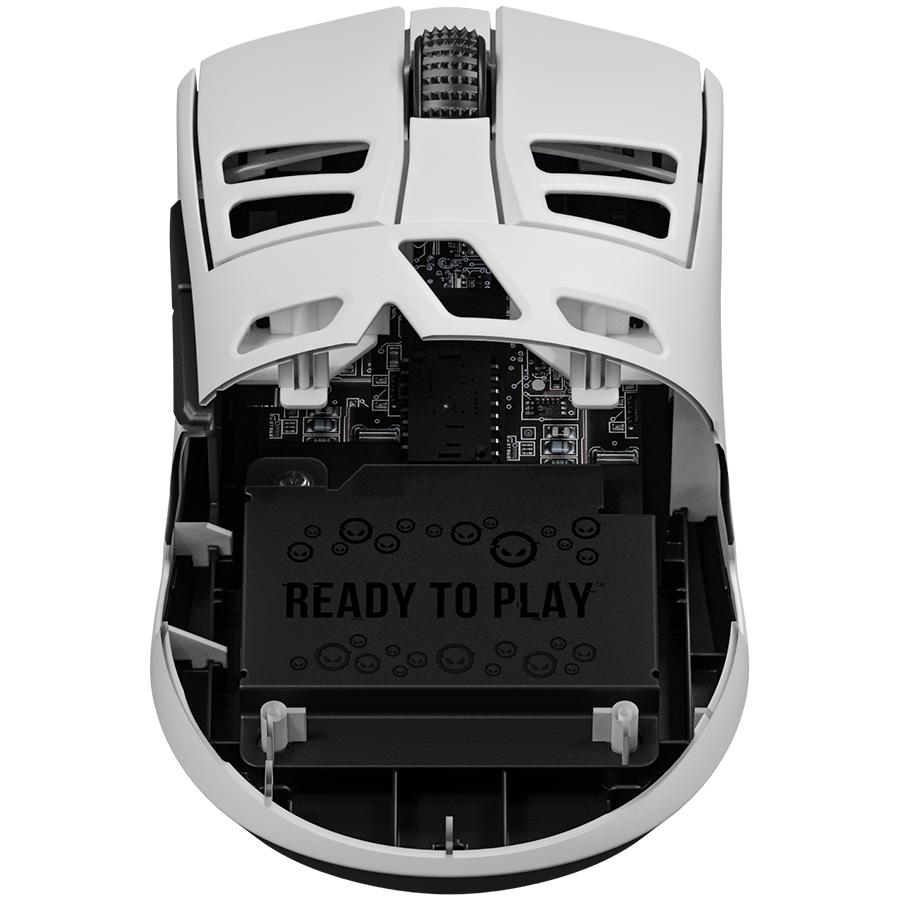 LORGAR MSE90W Wireless Magnesium Alloy Gaming Mouse, White