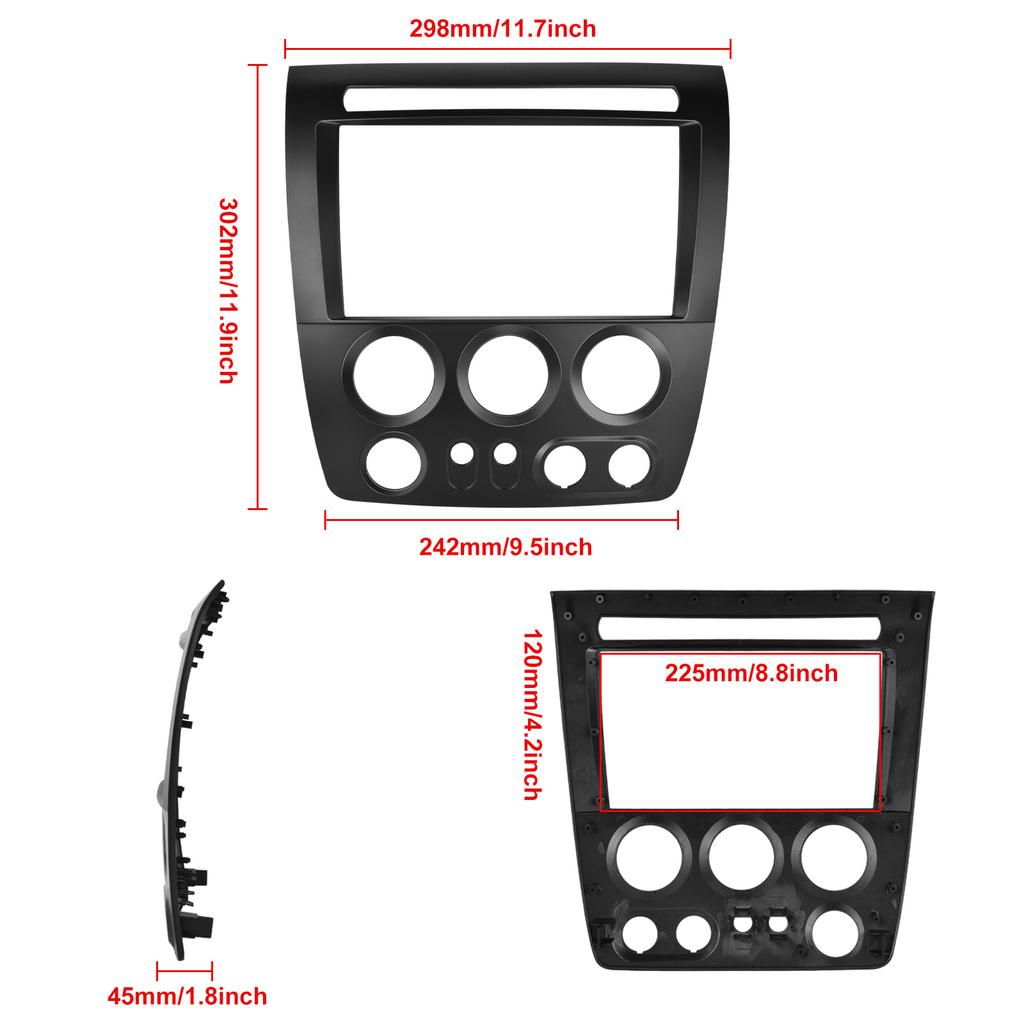 Autorádio Multimediální Přehrávač Videa Navigace Bezdrátové Pro HUMMER H3 1 2005 - 2010 Android Univerzální GPS