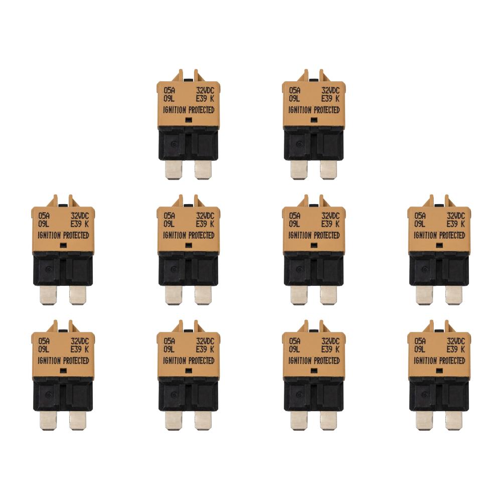 2-30 buc 5/7.5/10/15/20/25/30A DC28V Adaptor siguranță cu resetare manuală Siguranță lamă întrerupător de circuit ATC pentru marină, raliu, auto, barcă