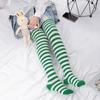Sexy Long Over Knee Thigh Highs Socks Black White Striped Women Ladies Lolita Anime Cotton Warm Stocking