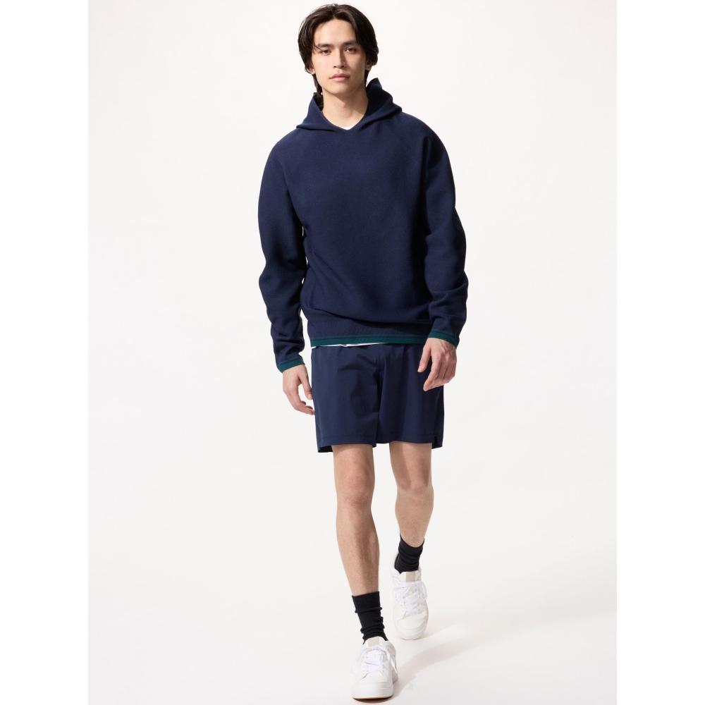 Uniqlo Japan Washable 3d Knit Pull Hoodie