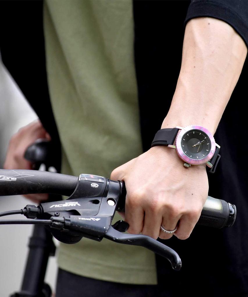 Volare TARAS Rainbow 44mm WVT19TI001M Genuine Import Black [Class Fourteen] Men's