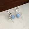 Fashionable Women's Versatile Earrings With A High-end Temperament Hoop