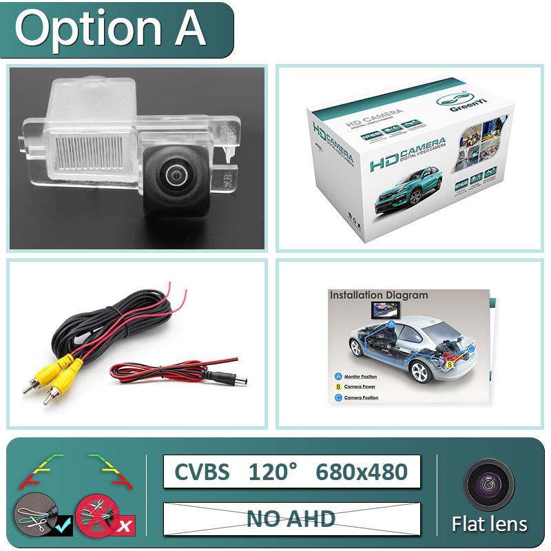 

GreenYi HD AHD 1080P 170-градусная камера заднего вида с объективом «рыбий глаз» для автомобиля Ssangyong Rexton Kyron Korando Actyon