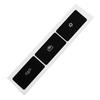 Car Maintenance Black AC Button Repair Button Repair Decals Black Overlay Control Cell Fitment High Grade Vinyl