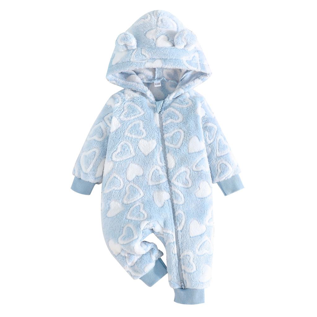 New Autumn and Winter Explosions Maomao Love Hooded Boys' and Girl's Long-sleeved Boys' and Girl's Long-sleeved Climbing Suit