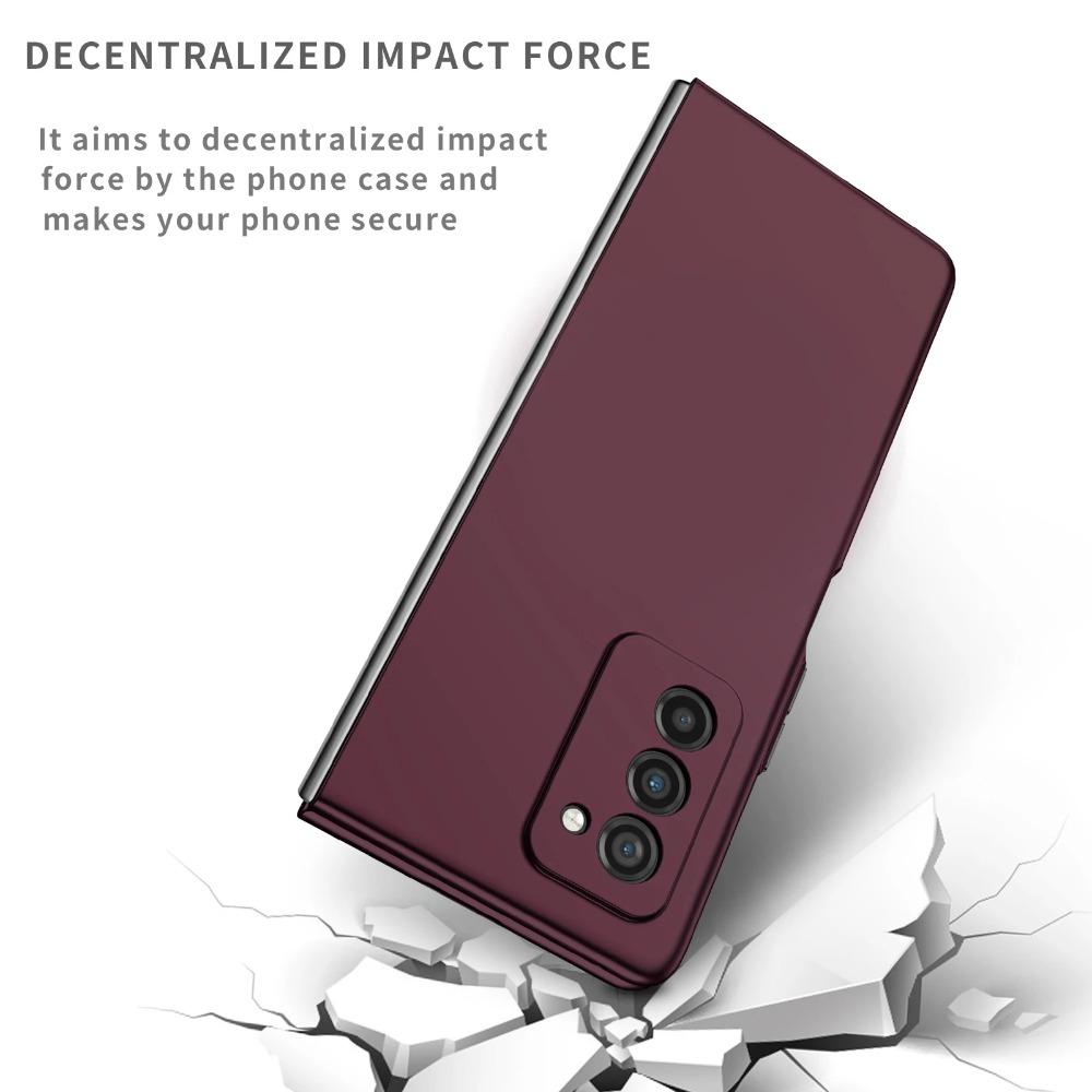 Trendy Simple Ultra Thin Skin-Friendly Frosted Matte Phone Case For Samsung Galaxy Z Fold 7 6 5 2 3 Anti-Drop Full-Protect Cover