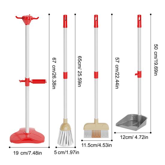 Yousheng Toddler Cleaning Set Kids Cleaning Toy Includes Duster Brush Mop Sponge Broom Dustpan Cloth Housework Pretend Play Set for Boys Girls Ages