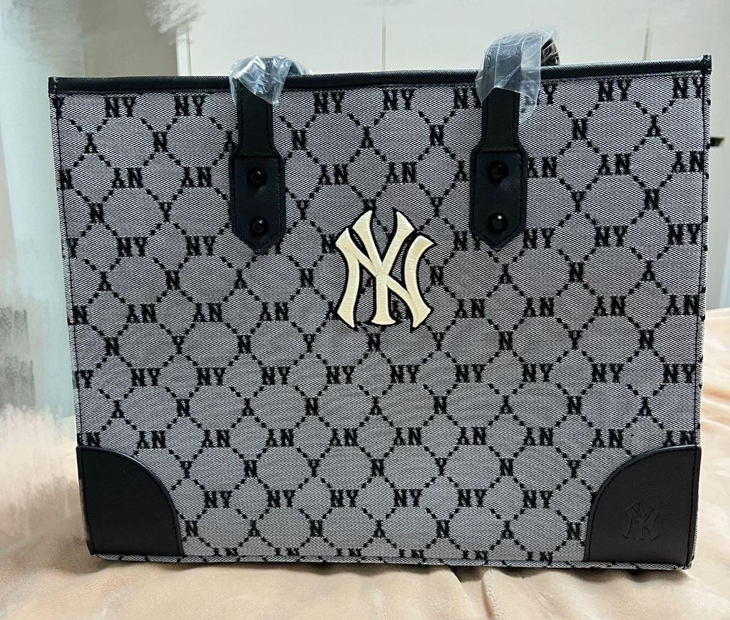 New Korea MLB NY Large-Capacity Fashion Tote Bag - Versatile Single Shoulder Handbag