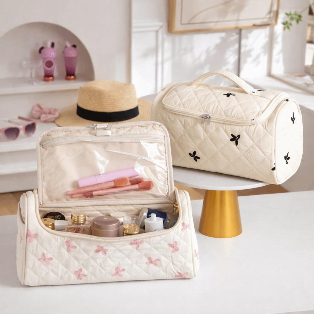 Portable Travel Cosmetic Bag Shockproof Anti-Scratch Hair Dryer Storage Bag Large Capacity Dustproof Women Toilet Wash Bag