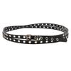 Y2k Fashion Punk Belt For Women With Double Ring Rivets For Daily Wear And Street Outfits
