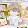 Blue Pink Doll Clothes Changing Dress Game Doll Crawling Suit  Cotton Stuffed Doll