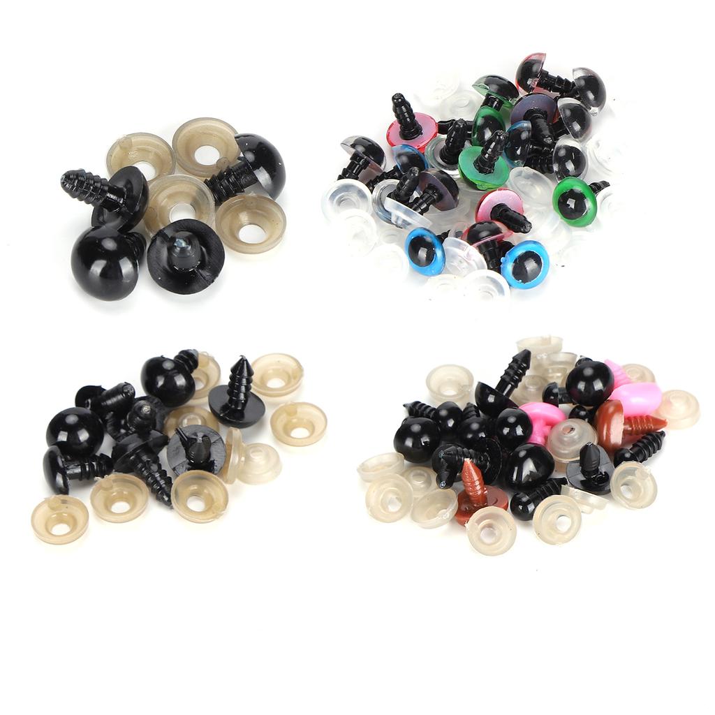 Plastic Eyes Noses with Washers Plush Doll Teddy Bear Stuffed Animals DIY Toy Accessories