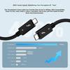 Thunderpower EJ903 4 Data Cable TPE Jacket USB4 Type-C Dual-head 8K Screen 40Gbps PD240W Pure Copper Conductor Fast Charging