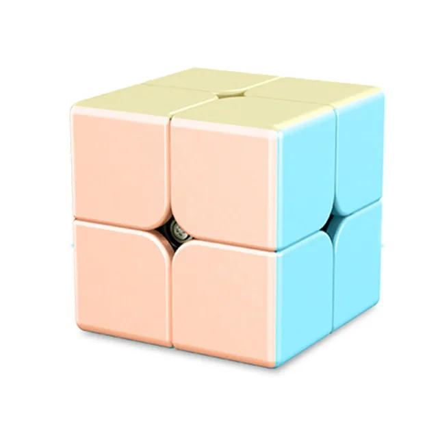 

[ECube] MoYu Meilong 2x2 Pocket Cube Stickerless Magic Cube Fidget Toy Anti Stress Learning Educational Gift Present for Children Adults