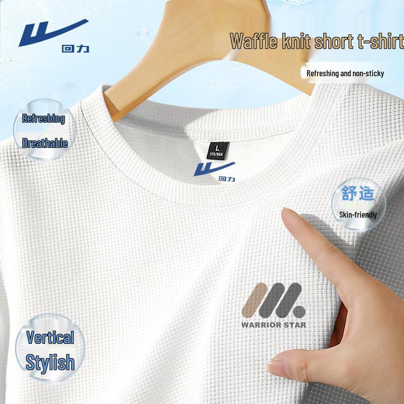 Warrior Men s Waffle Knit Short Sleeve T-Shirt 2XL